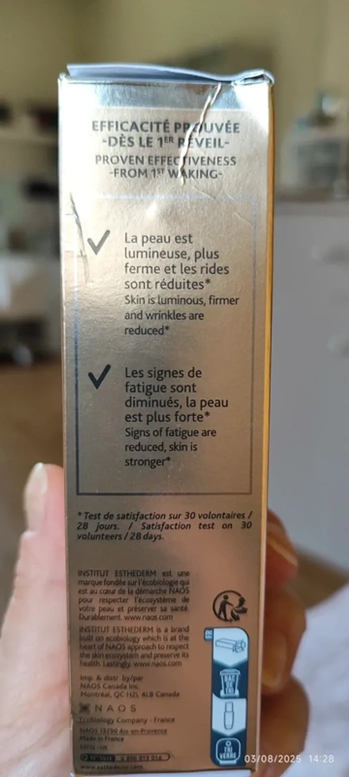 Institut Esthederm Excellage Huile de Nuit Chrono Réparatrice 30ml - photo numéro 9