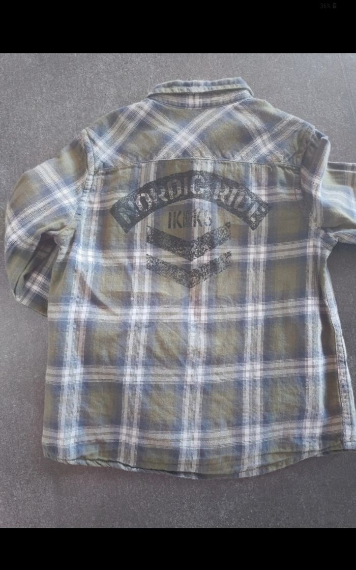 Chemise manches longues 4 ans Ikks, Parfait état - photo numéro 2