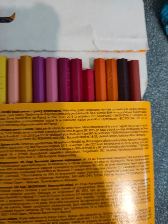 Lot de 24 crayons de couleur bic kids - photo numéro 7