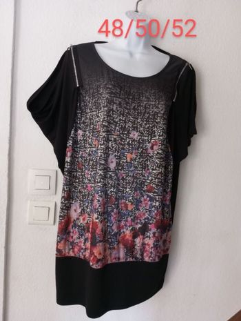 Blouse longue fluide femme 48/50/52