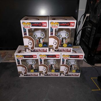 Lot 5 Figurines Funko Pop / Little Pale Girl 1749 / Terrifier / GITD Specialty Exclusive