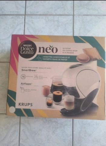 Cafetière neo neuve sous emballage à 50€ avec le code CHOCOLAT30
Elle passe à 35€