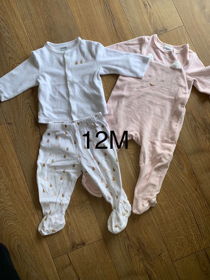 Lot de 2 pyjamas 12M