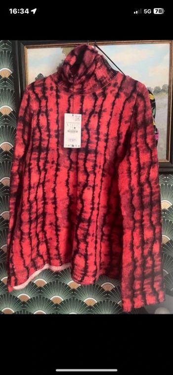 Nouveau pull tunique  doux et chaud Zara taille L oversize Zara