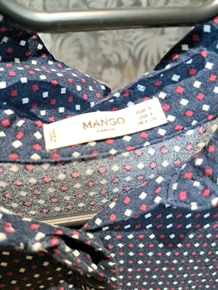 Chemise marine a motifs taille S - photo numéro 6