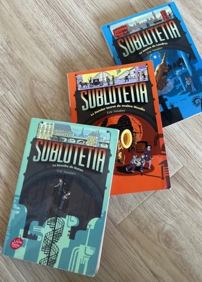 Lot de 3 tomes Sublutetia
