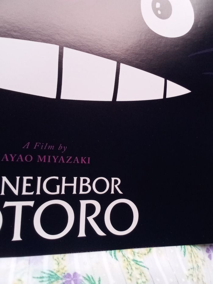 Affiche Poster Mon Voisin Totoro Studio Ghibli Miyazaki - photo numéro 3