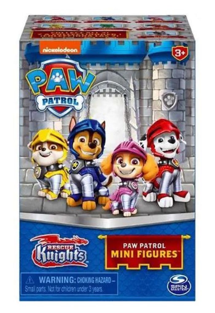 LOT X 2 Pat Patrouille Rescue Knights mini figurine 6,5x10cm + Tour Patrouille - photo numéro 3