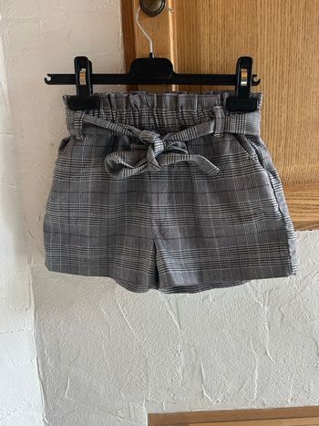 Short gris à carreaux Liberto - taille 8 ans