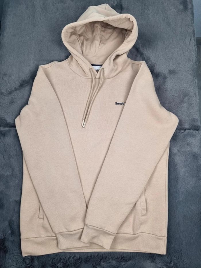 Pull capuche Sergio Tacchini beige, S Hommes - photo numéro 3