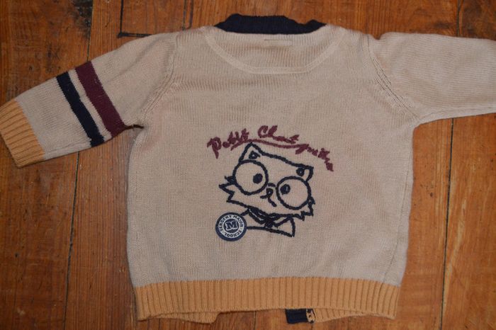 Ensemble Gilet + salopette Sergent Major 3 mois - photo numéro 4