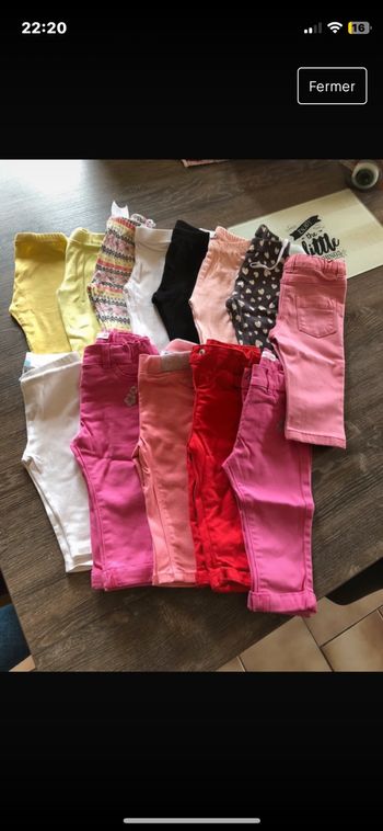 Lot pantalons 6 mois