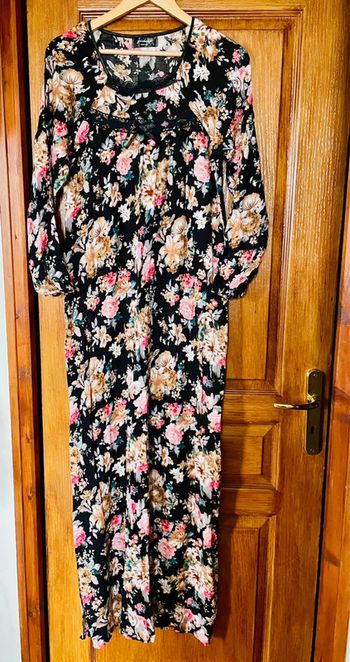 Robe longue fleurie