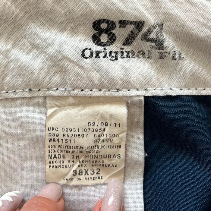 Short chino bleu Dickies 874 Original Fit pour homme, taille W 38 (48 taille française) - photo numéro 4
