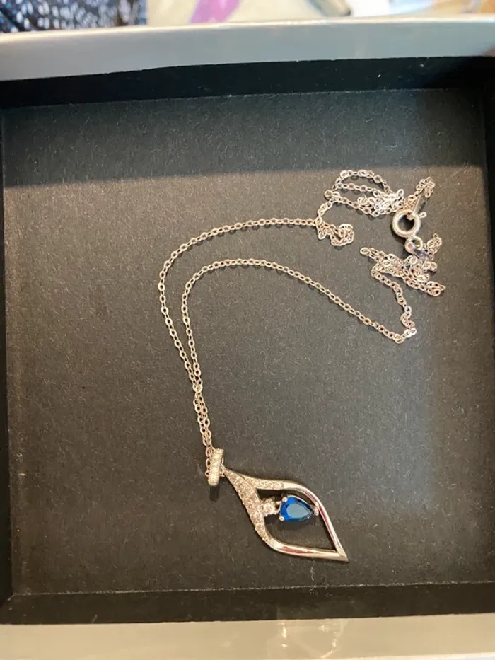 Collier pendentif sur chaînette argent 925 bijoux