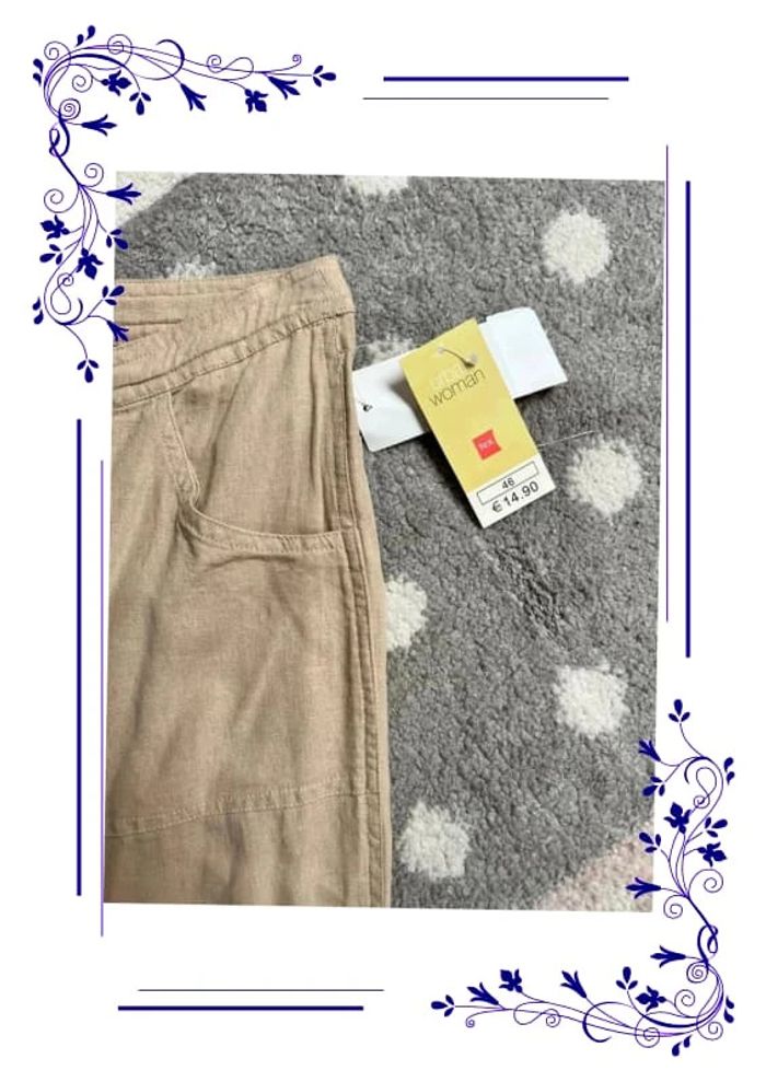 Pantalon été Beige 46 Tex neuf - photo numéro 2