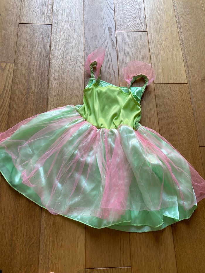 Robe fée verte et rose - photo numéro 2