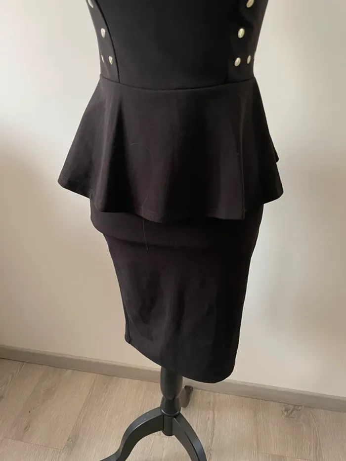Robe noire chic à clous - Bodyflirt - Taille 34/36 - photo numéro 5