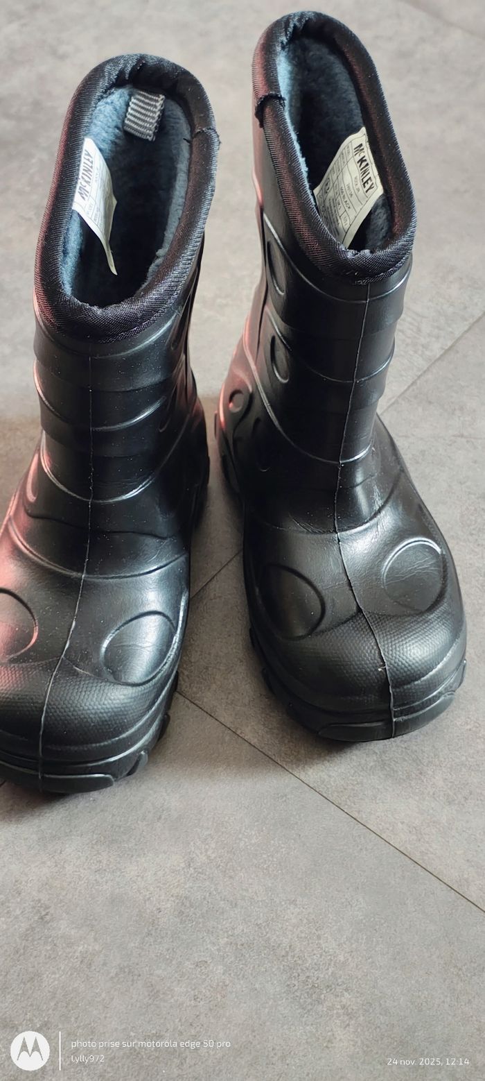 Après ski ou bottes de pluie rembourrées