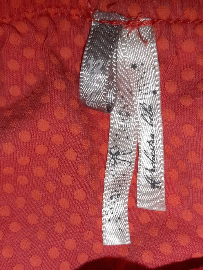 lot de 2 pantalons hiver velours côtelé fille - 12 mois - photo numéro 3