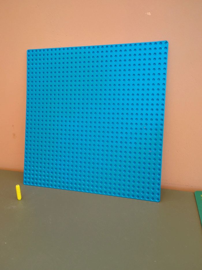 plaque lego vintage 32x32 Bleu - photo numéro 2