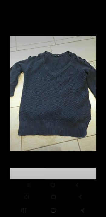 Pull fille maille manches originales 3/4 jennyfer XS
