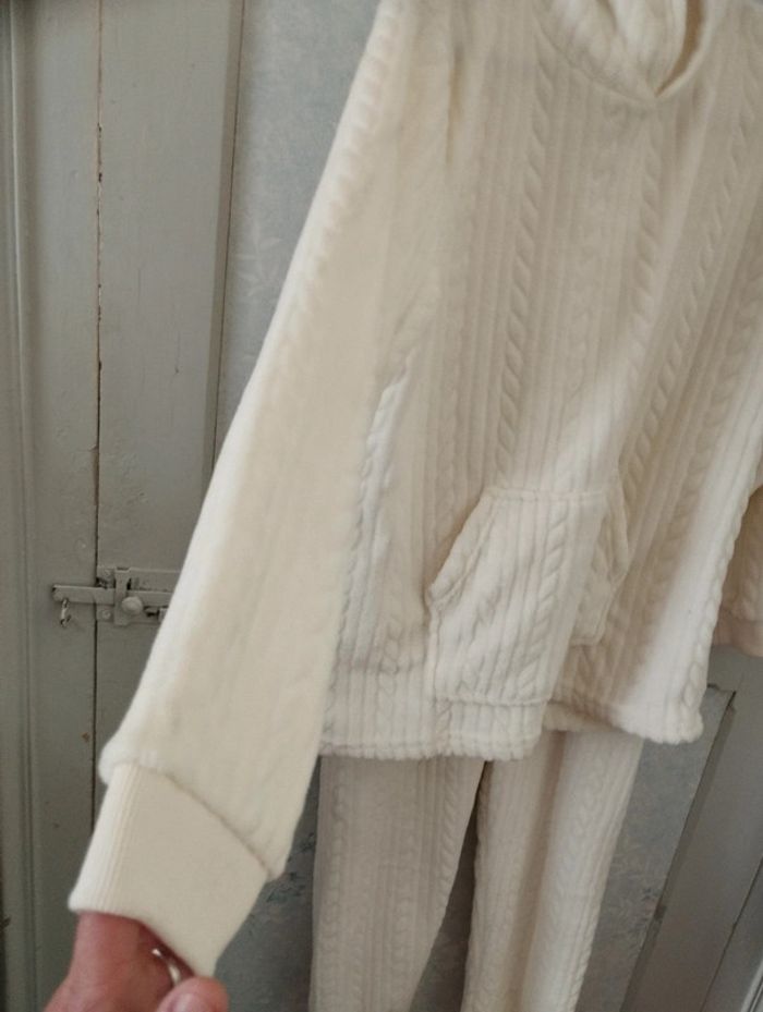 Ensemble polaire écru taille L - photo numéro 4