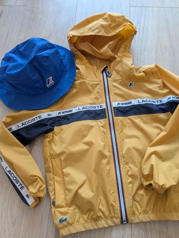 Kway Lacoste 5 ans + bob kway