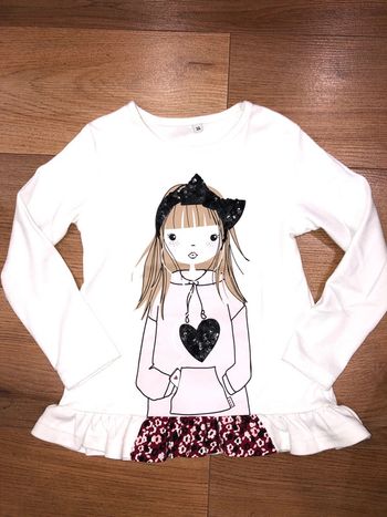 T shirt manche longue fille 🌺 taille 3 ans