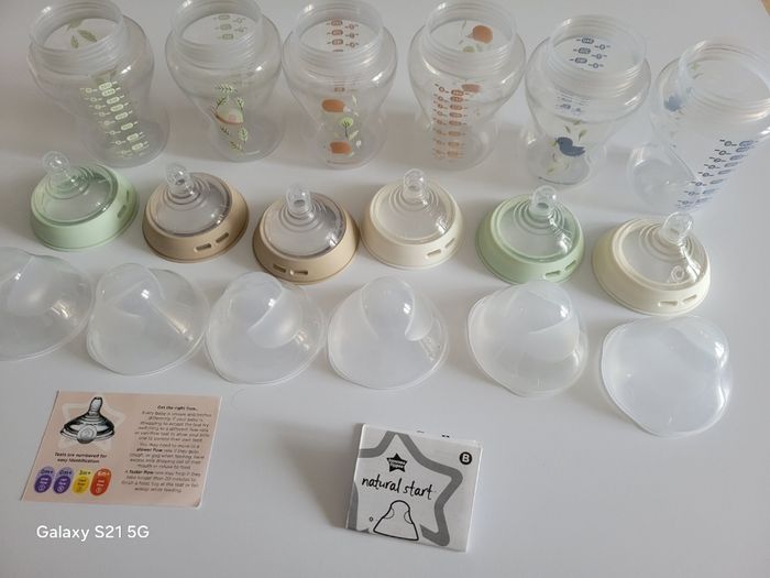 Lot biberons Tommee Tippee 260 ml motifs animaux neufs 🌿