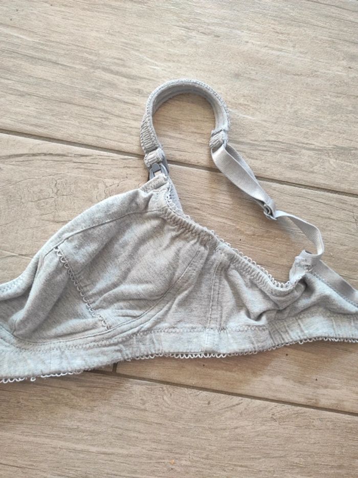 Soutiens-gorge d'allaitement gris 90C - photo numéro 2