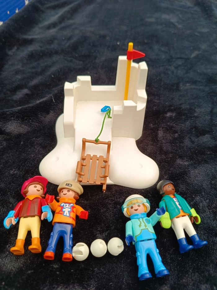 Lot enfants aux sports d'hiver Playmobil - photo numéro 6