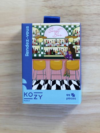 Mini puzzle marque Kozy "Rendez vous" par Morgane Baguet