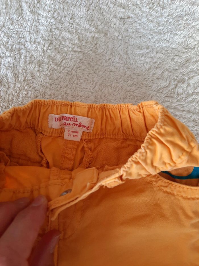 Short jaune 9 mois dpam - photo numéro 5