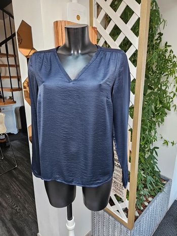 Vila blouse bleu foncée taille XS