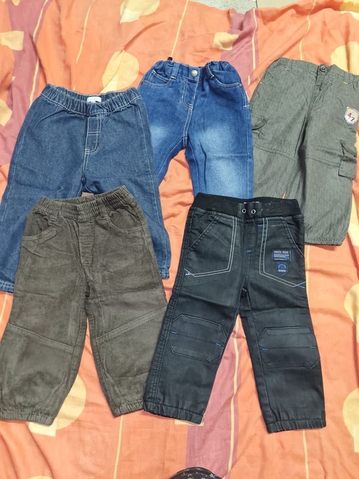 Lot pantalons 18 mois