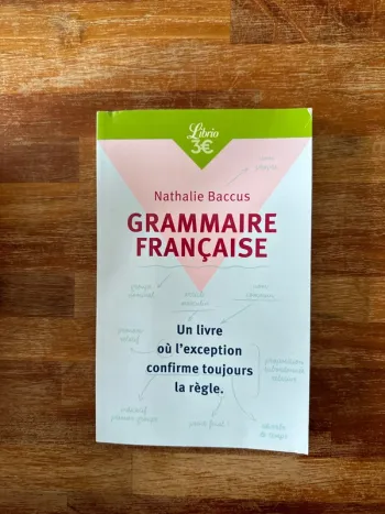 Livre grammaire française