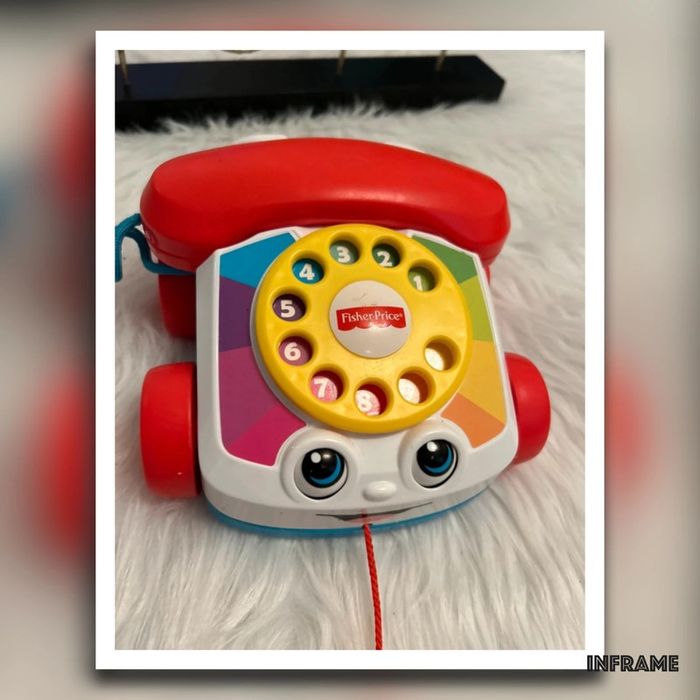 Très beau téléphone 🥰 Fisher price et à tirer - photo numéro 2