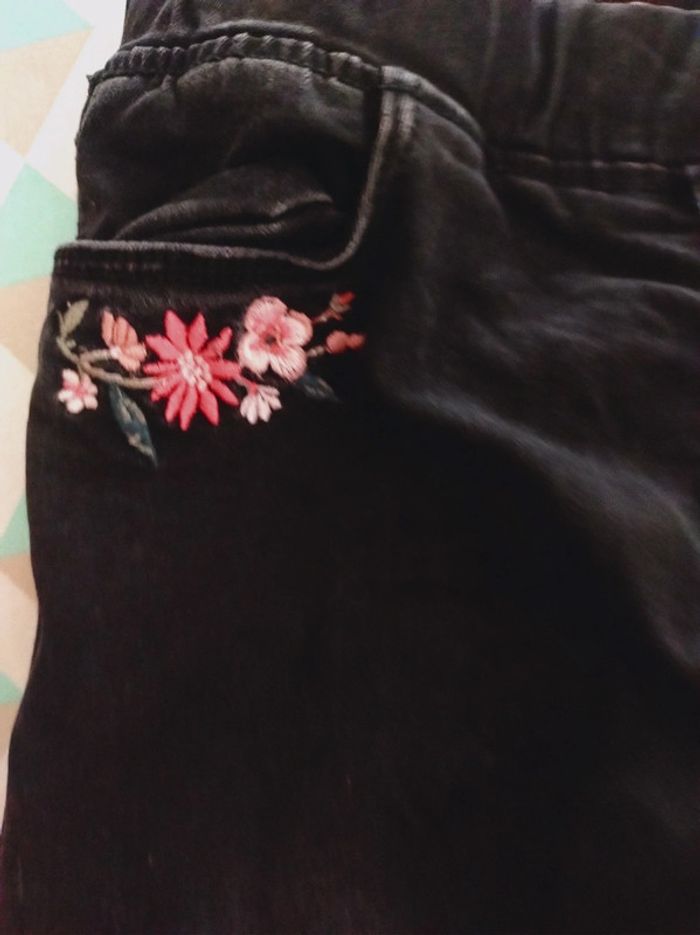 Tregging brodé MorphologiK "waterless" fille tour de hanches large - photo numéro 3