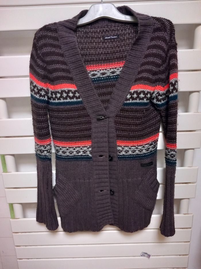 Long gilet en laine - photo numéro 5