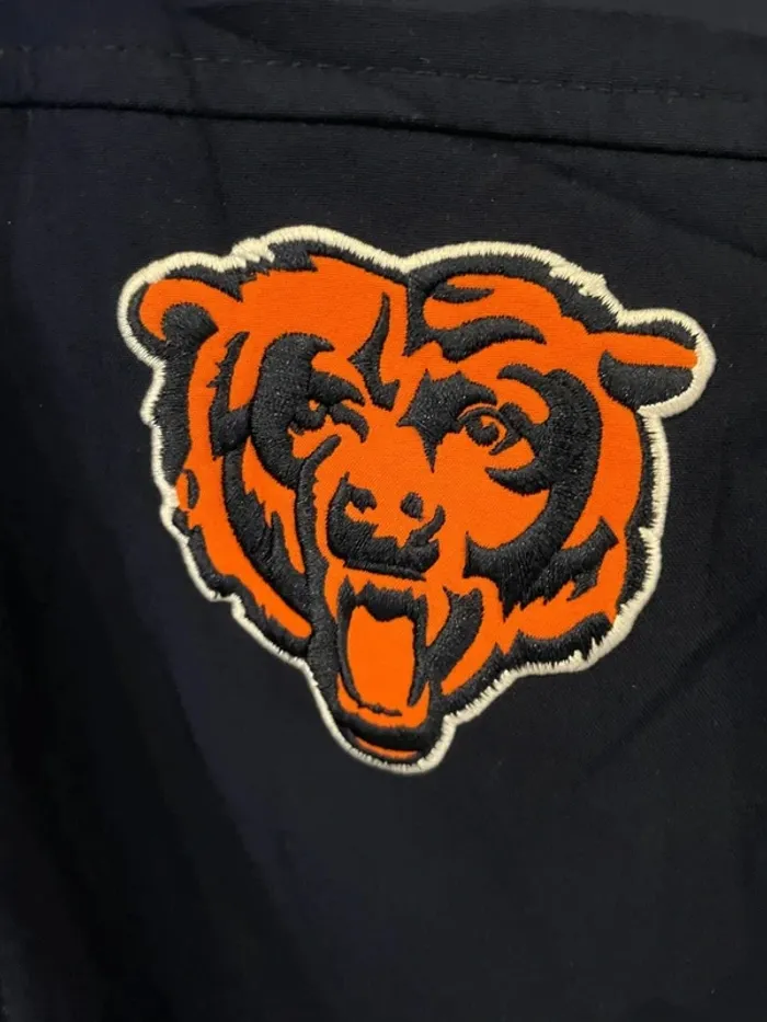 NFL Veste Full Zip Jacket Chicago Bears Navy Blue Womens L - photo numéro 2