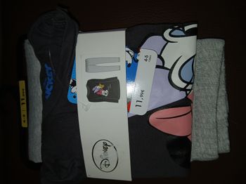 ensemble pyjamas fille en coton minnie disney 4/5 ans 