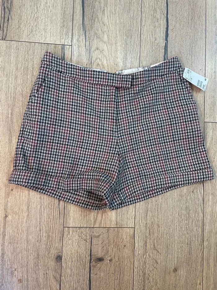 Short motif pieds de poules H&M