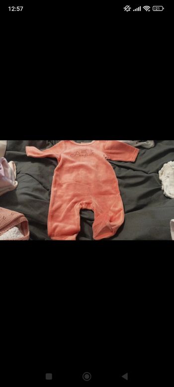 Lot de pyjama bébé fille taille 1 mois