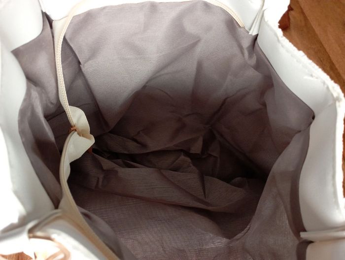 Sac à main en toile blanche - photo numéro 6
