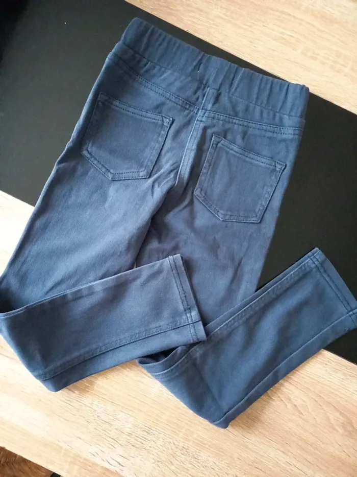Pantalon bleu fille 8 ans - photo numéro 5