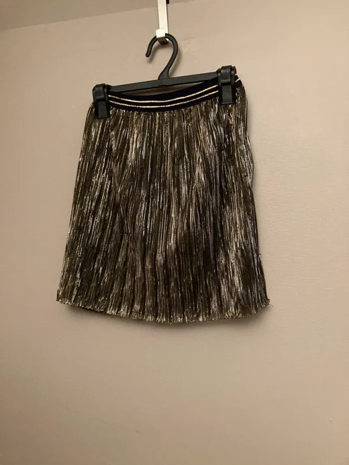 Maison Jean Bourget jupe lurex doré 5 ans