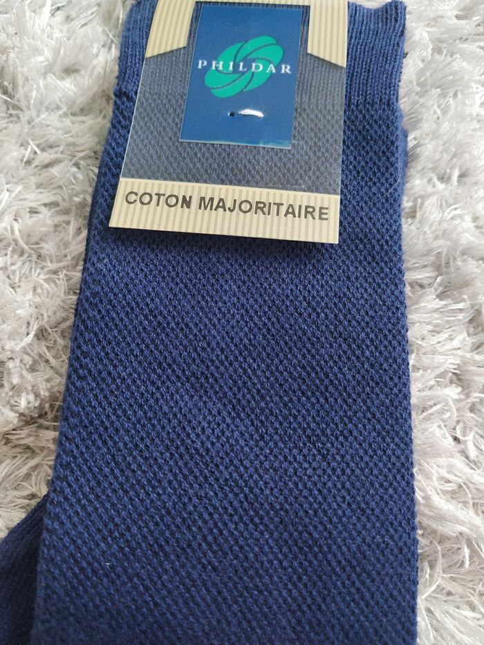 Chaussettes bleues 31-34 - photo numéro 2
