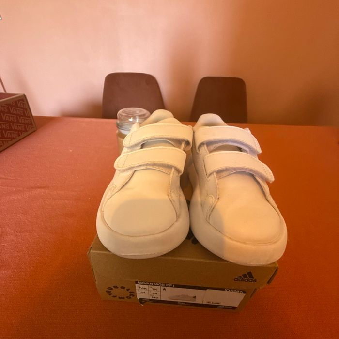 Adidas T24 blanche et verte - photo numéro 3