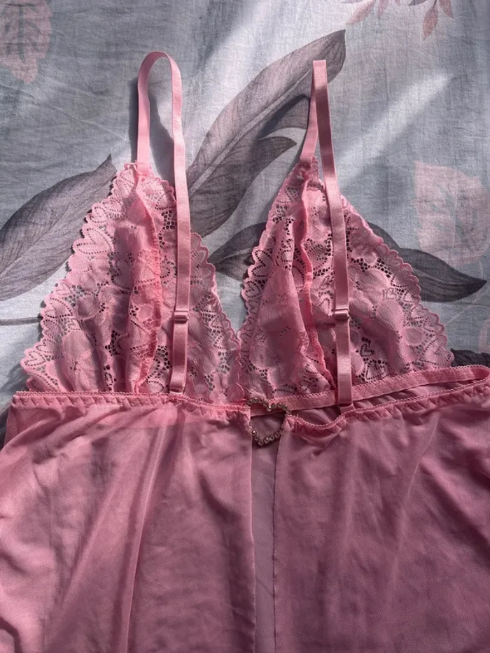 Lingerie femme XL shein rose très bon état - photo numéro 4